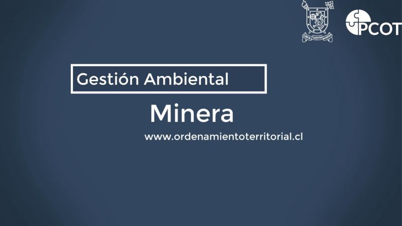 Inscripción: Gestión Ambiental Minera